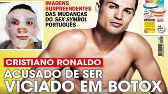 صحيفة برتغالية: كريستيانو مدمن على الـ"بوتوكس"