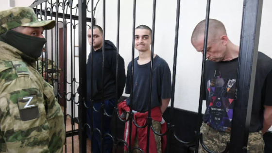 محكمة دونيتسك تقضي بإعدام مواطن مغربي وبريطانيين
